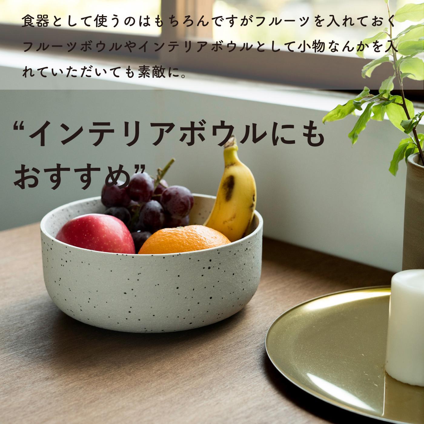 【信楽焼・明山】GRAIN WARE　MIKAGE　BOWL(L)　ac-03