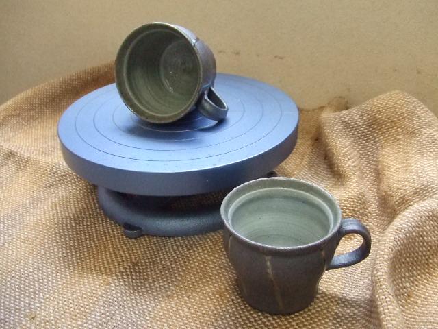 【信楽焼】銀彩マグカップ2個ペアセット（nwu-001）