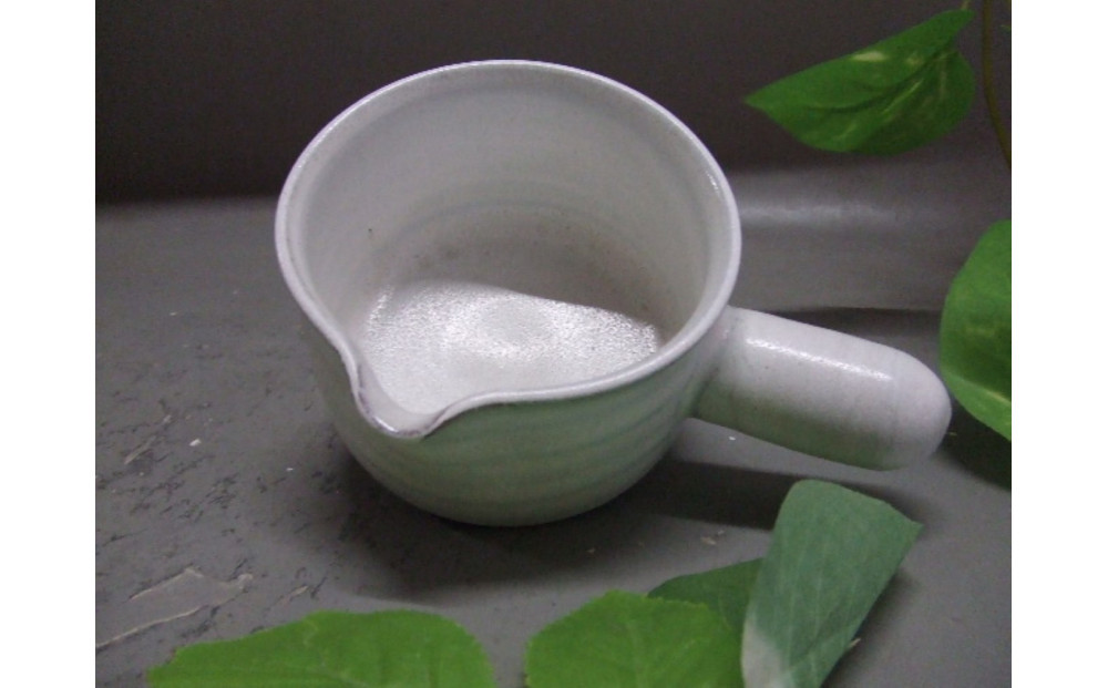 【信楽焼】白雲釉ドレッシングピッチャー 　　うつわ nwu-032　