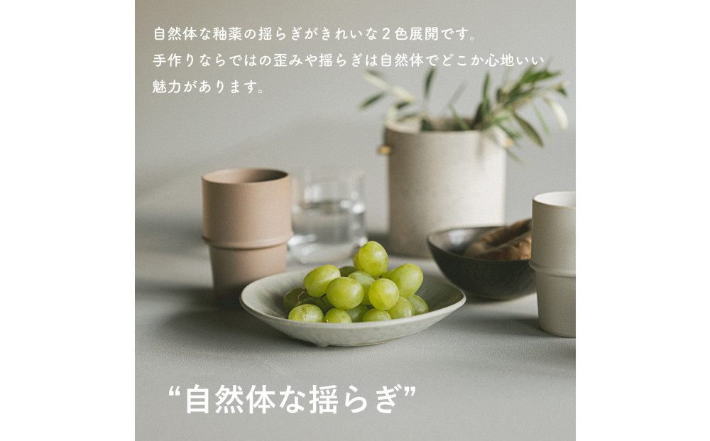 [HIJICA]MELLOW_サラダプレート19cm　ブルーホワイト　HJC-05BW