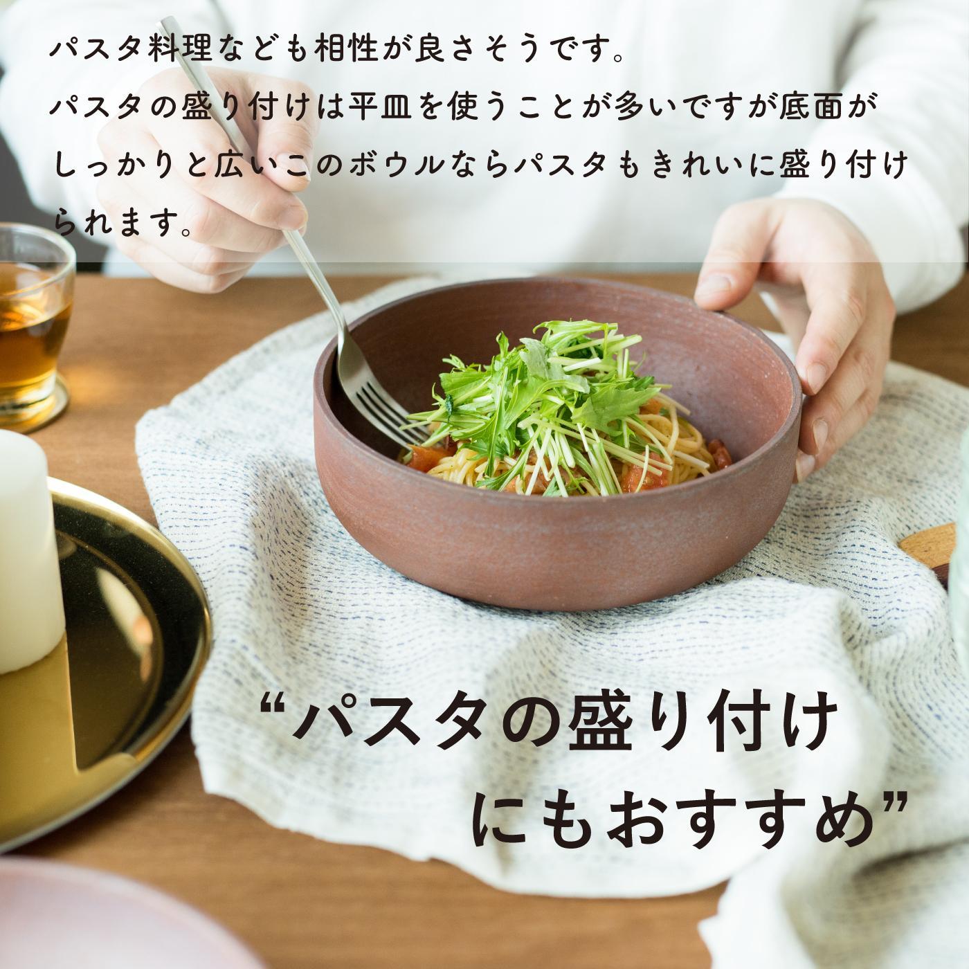 AKATSUCHI BOWL(M)　ac-05　GRAIN WARE【信楽焼・明山】