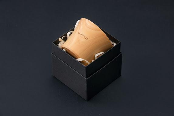 タンブラーNUKUMORI（M） 無垢材 びわ湖を育んだ滋賀県産 ヒノキ