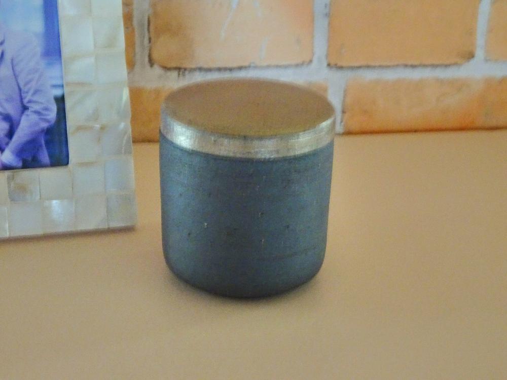 伝統工芸 信楽焼の手元供養 分骨用ミニ骨壺 ふるさと 明星 筒型 Sサイズ