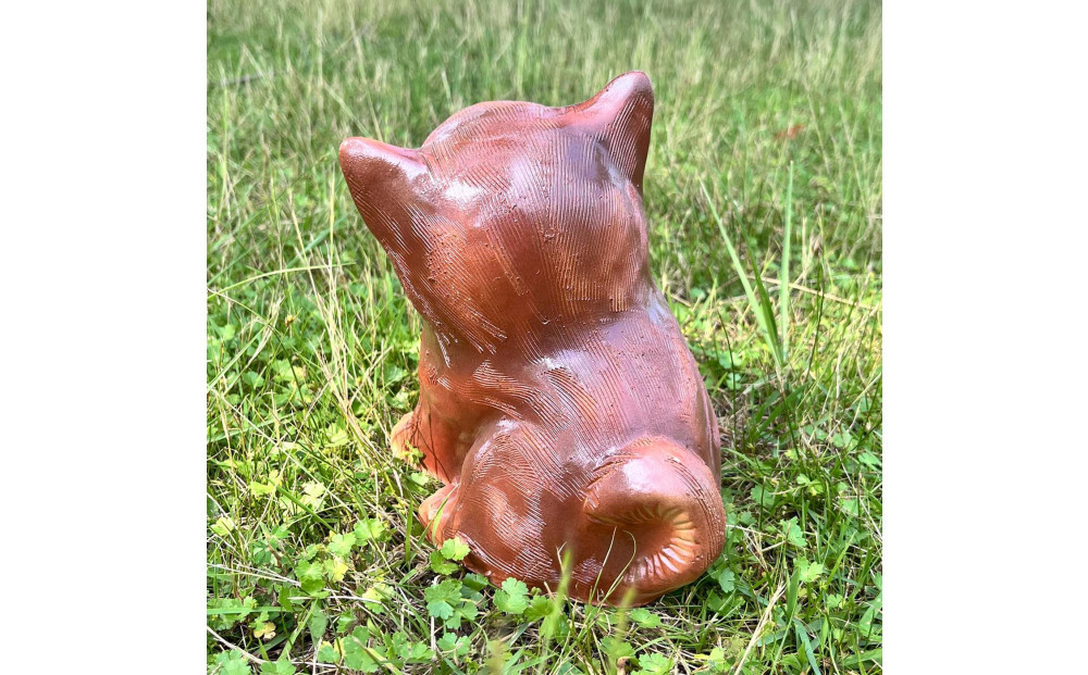 信楽焼　信楽焼 豆柴犬（茶）