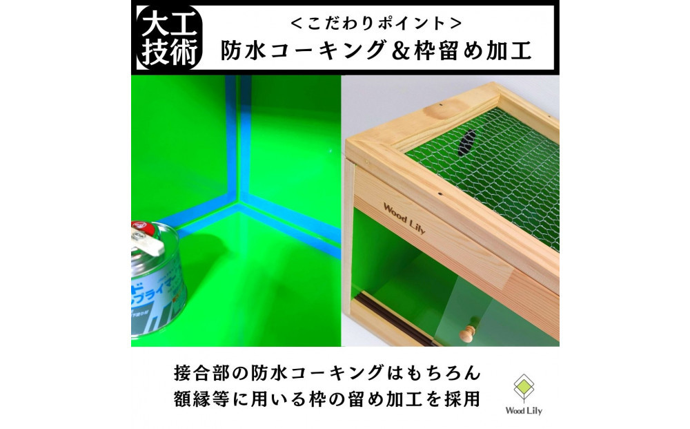 【強固な爬虫類ケージ】標準タイプ/オレンジ/90×30×30cm