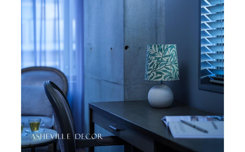 【mimi lamp】ミミランプ（白） - ウィリアムモリス ウイローボウ（日本製）テーブルスタンド・照明