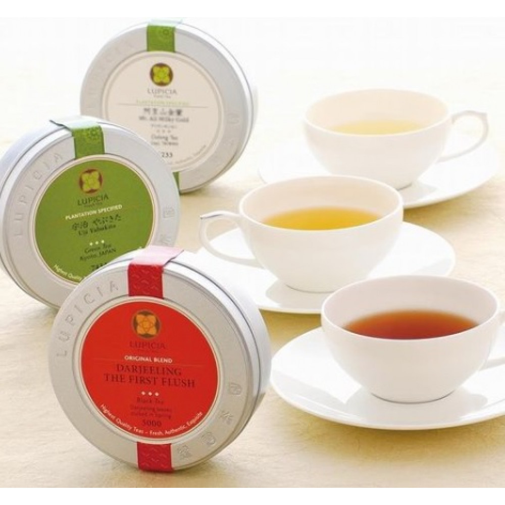 紅茶 ルピシア フルーツティー×3種 50g缶 BOX入り