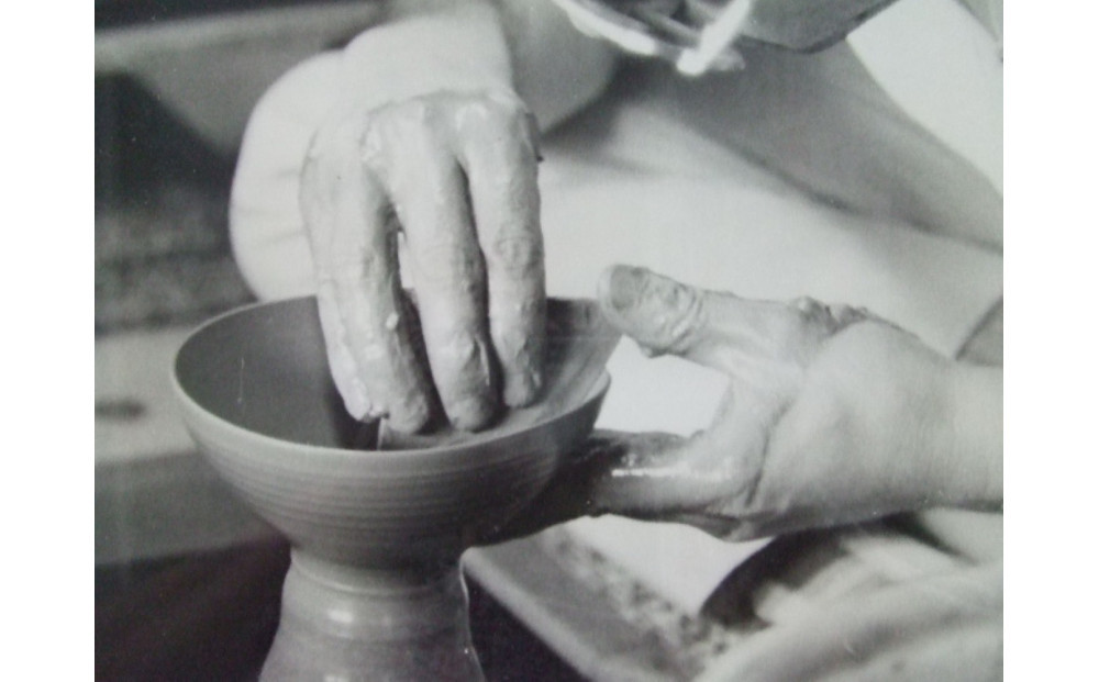 【信楽焼】白雲釉カップ＆ソーサー うつわ　nwu-031