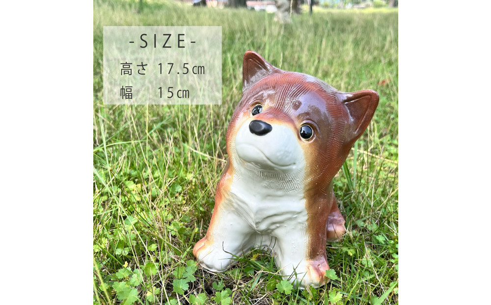 信楽焼　信楽焼 豆柴犬（茶）