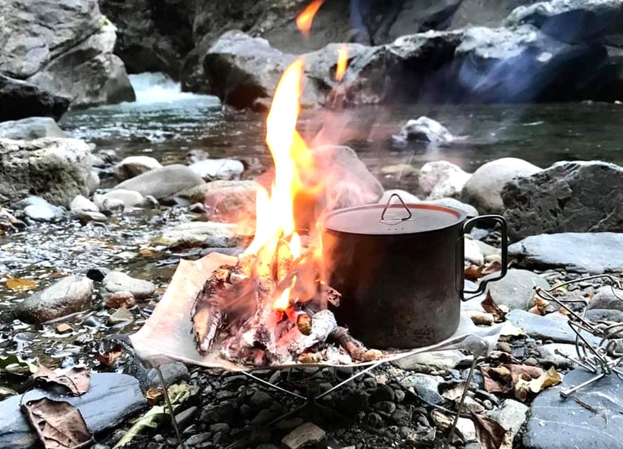 世界最軽量！？焚き火台UKIBI（浮火）Ｓサイズ