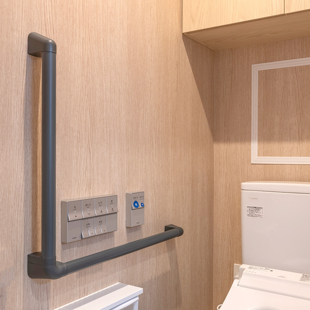 住宅向け手すりソフトハンドP-34M／L-6060／#74チーク