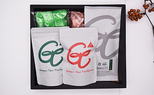 ラテ、ティーバッグ、かぶせ茶ギフト