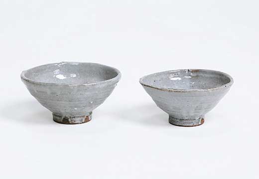 信楽焼 長石釉夫婦飯碗 ペアセット