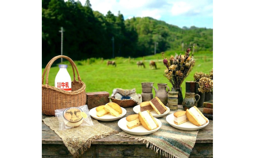 山田牧場ジェラートサンド　15コ入り