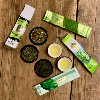 滋賀県産【合計1kg日常茶セット 煎茶・くき茶・玄米茶】