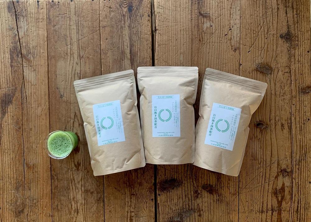 滋賀県産【お茶屋がつくる 抹茶プロテイン】900g×3  約3ヵ月分 シェイカーなし