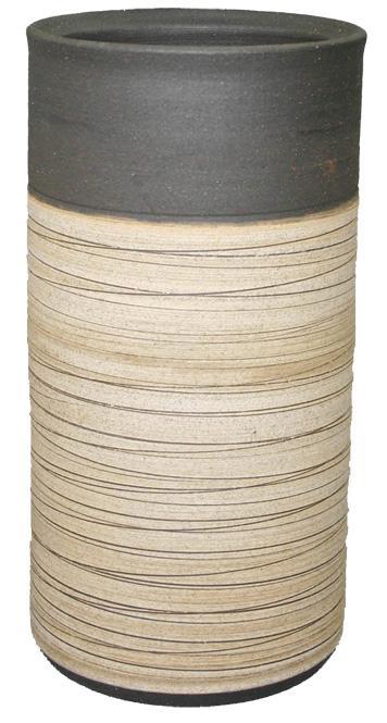 【信楽焼】 ストリーム切立 傘立 (043395)