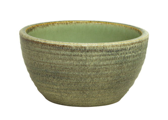 【信楽焼】 天目ひねりボウル水鉢 10号  (wn10-517)