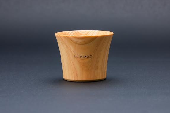 タンブラーNUKUMORI（M） 無垢材 びわ湖を育んだ滋賀県産 ヒノキ