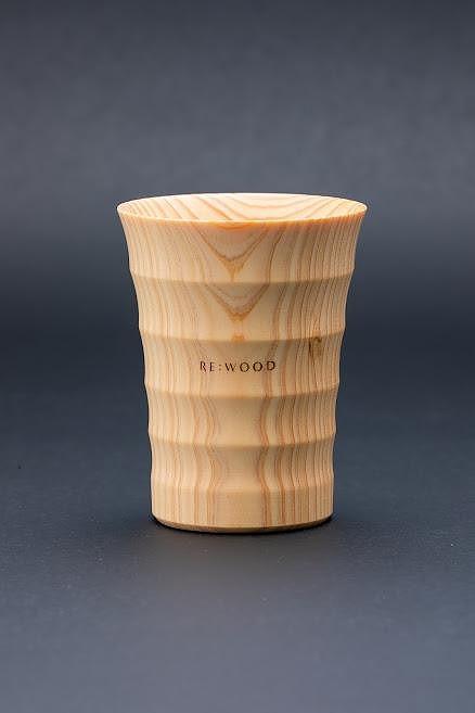 タンブラー  NAJIMU(L)  無垢材 びわ湖を育んだ滋賀県産 ヒノキ