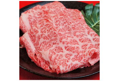 A4等級以上保証！！近江牛霜降り すき焼きしゃぶしゃぶ用300g [0265]