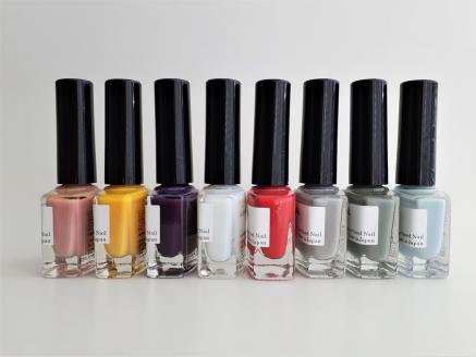 爪にやさしいネイル 8本セット (カラー7色＋BASE＆TOP1色) お子様にも安心なウォーターベースネイル ルーラン [0168]