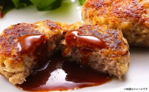 A4等級以上保障！！近江牛・豚絶品ハンバーグステーキ8個セット