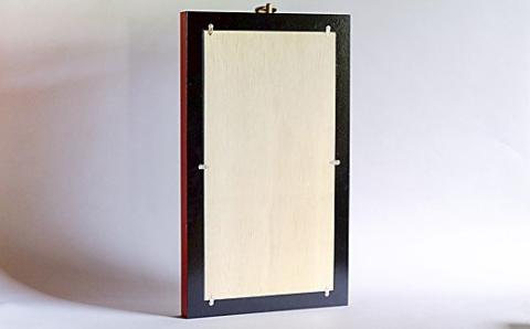 【L-593】木用美工房 朱漆鏡 ［高島屋選定品］