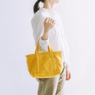 【J-432】HOSOIFUKUROMONO　キャンバストートＦＳ　アイスグレー［高島屋選定品］