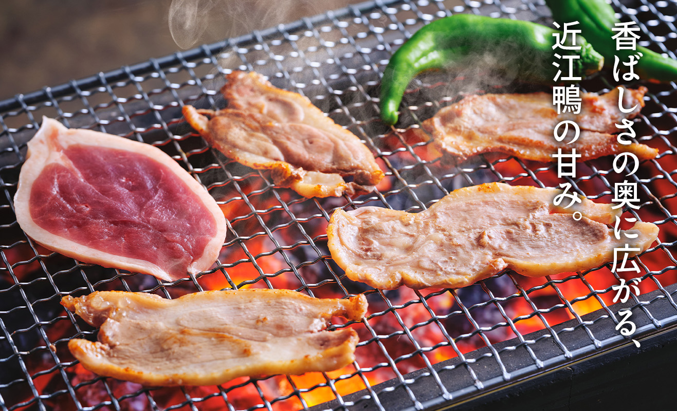 【A-244】グッドワン　近江鴨 あみ焼き用（4人前）【高島屋選定品】