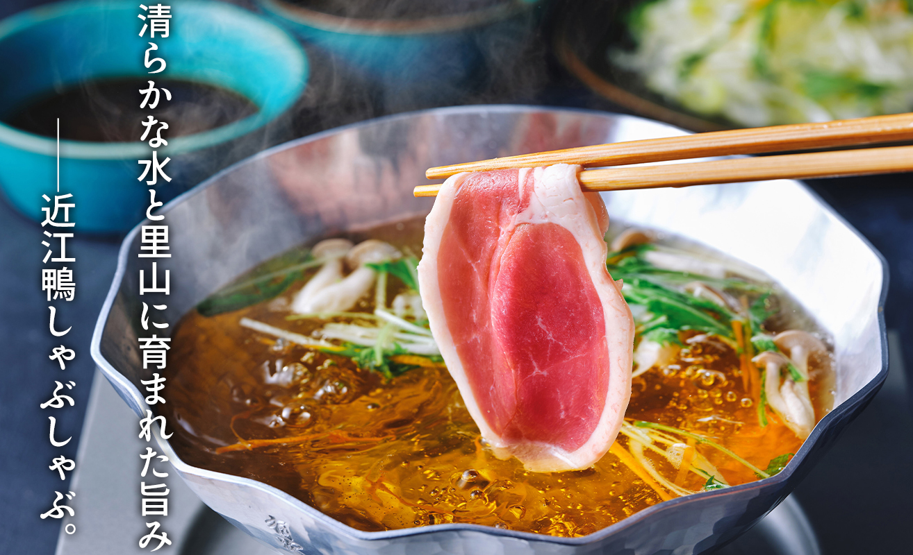 【A-245】グッドワン　近江鴨 しゃぶしゃぶ用（4～6人前）【高島屋選定品】