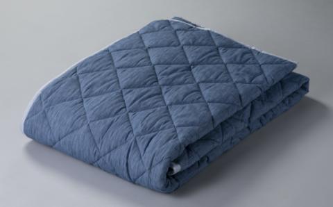 【K-844】近江産業　高島ちぢみの敷パットセミダブルタイプ【高島屋選定品】