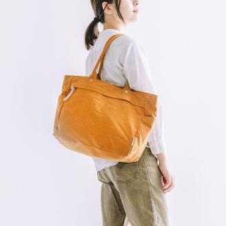 【J-444】HOSOIFUKUROMONO　ワイドトートバッグ　ブルー［高島屋選定品］