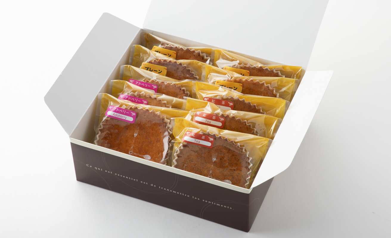 【H-492】淡海堂 マドレーヌセット ３種１０個入り［高島屋選定品］