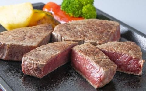 G18 岩井亭 近江牛 冷凍ヒレミニステーキ5枚/計350g・冷凍生ハンバーグ 150ｇ×3個[高島屋選定品］