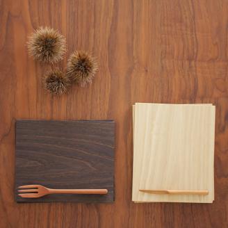 木の器 菓子皿8点セット 家具工房ウノカ 滋賀県 東近江市 AO-F01 木の器 菓子皿 8点セット 和菓子 茶席 おもてなし 木製 天然木 手作り 工芸品 プレゼント ギフト 贈り物 おしゃれ 和モダン 懐紙 モチーフ