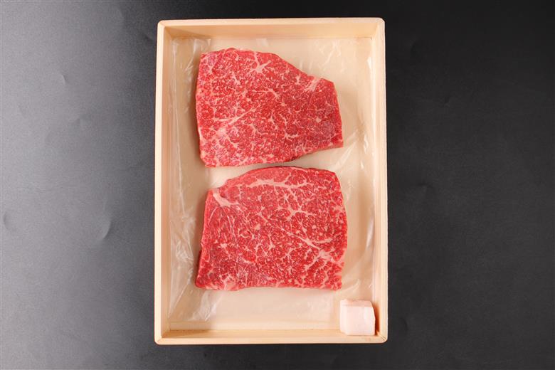 特選近江牛　赤身ステーキ【200ｇ×２枚】 B-C04 株式会社びわこフード(近江牛専門店 万葉)