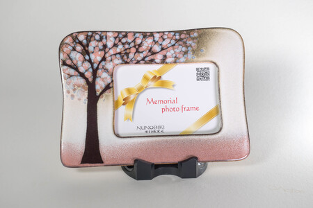 フォトフレーム「桜」　B-G02　株式会社 布引焼窯元