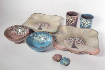 食器セット「木もれ陽」　E12　株式会社 布引焼窯元