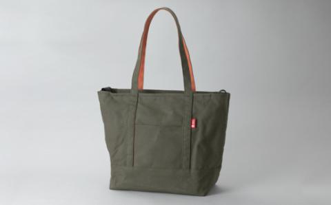 帆布鞄 イヌイット 蝋引き ジップトップ収納トート（LH）※両開きダブルファスナー仕様 高島屋選定品 （株）髙島屋洛西店 滋賀県 東近江市 D-A01 帆布 トートバッグ ファスナー付き 撥水 通勤 通学【※カラーを必ずご指定ください】