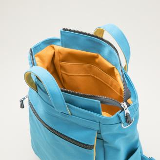 フロントフラップショルダー＆リュック2Way L 株式会社高島屋洛西店 滋賀県 東近江市 G-E06 2Way ショルダーバッグ リュック 帆布 A4 収納 ポケット 多い シンプル 丈夫 機能的 【※カラーを必ずご指定ください】