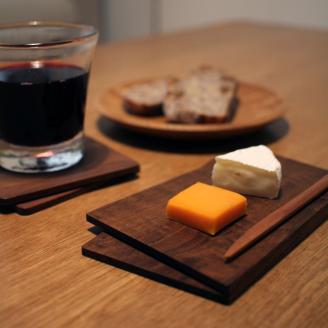 木の器 菓子皿8点セット 家具工房ウノカ 滋賀県 東近江市 AO-F01 木の器 菓子皿 8点セット 和菓子 茶席 おもてなし 木製 天然木 手作り 工芸品 プレゼント ギフト 贈り物 おしゃれ 和モダン 懐紙 モチーフ