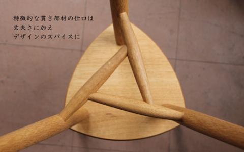 木の家具 三角スツール ウォールナット材 家具工房ウノカ 滋賀県 東近江市 AF05 木の家具 三角スツール ウォールナット材 スツール 椅子 チェア ベンチ キッチン 玄関 ベッドサイド インテリア デザイン 木工 無垢材 手作り おしゃれ シンプル ナチュラル