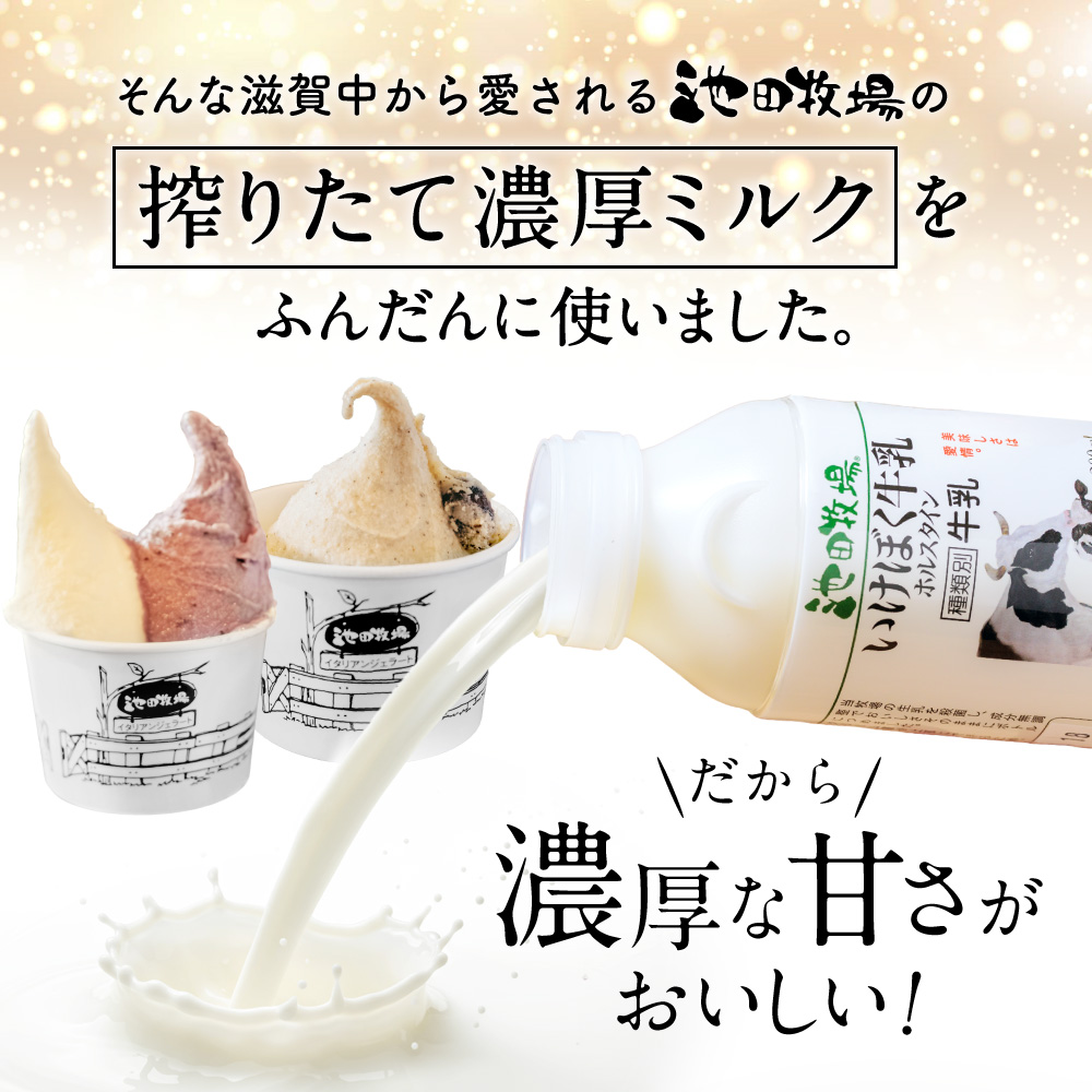 イタリアン ジェラート ミニカップ 詰め合わせ8個入り 池田牧場 滋賀県 東近江市 A-A21 アイス 詰め合わせ スイーツ デザート お取り寄せ 贈り物 ギフト