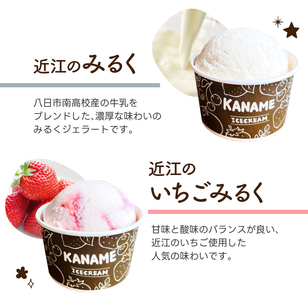 アソート12個セット H.Bコミュニケーションズ合同会社（かなめカフェ） 滋賀県 東近江市 A18 アイスクリーム ジェラート 12個 近江 滋賀