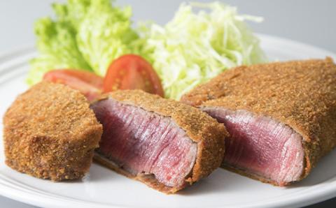 G19 岩井亭 近江牛 冷凍ヒレミニステーキ4枚/計280g・冷凍ヒレビフカツ2枚/計200g[高島屋選定品］