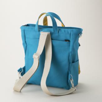 フロントフラップショルダー＆リュック2Way L 株式会社高島屋洛西店 滋賀県 東近江市 G-E06 2Way ショルダーバッグ リュック 帆布 A4 収納 ポケット 多い シンプル 丈夫 機能的 【※カラーを必ずご指定ください】