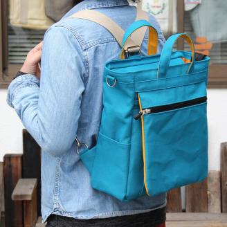 フロントフラップショルダー＆リュック2Way L 株式会社高島屋洛西店 滋賀県 東近江市 G-E06 2Way ショルダーバッグ リュック 帆布 A4 収納 ポケット 多い シンプル 丈夫 機能的 【※カラーを必ずご指定ください】