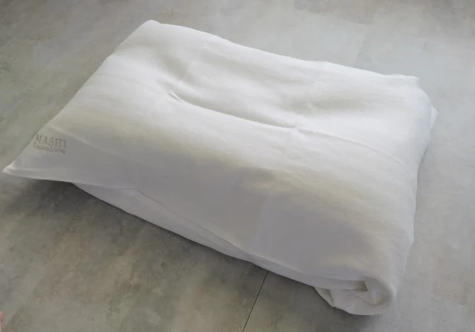 「近江の麻」枕カバー ピロケース まくらカバー 麻絲商会 滋賀県 東近江市 A-C02 リネン ひんやり 安眠 熟睡 吸湿速乾 洗える 肌触り 寝具 おしゃれ 天然素材 高品質 日本製 上質 夏 快適 涼しい ギフト プレゼント