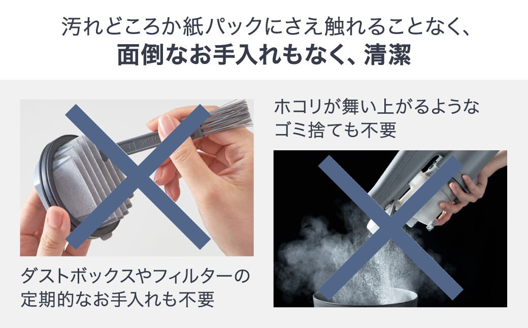 紙パック式コードレススティック掃除機 MC-PB61J-A パナソニック 滋賀県 東近江市 AC-B03 掃除機 コードレス 紙パック スティック 軽量 吸引力 強い スタンド 収納 楽 軽い 大容量